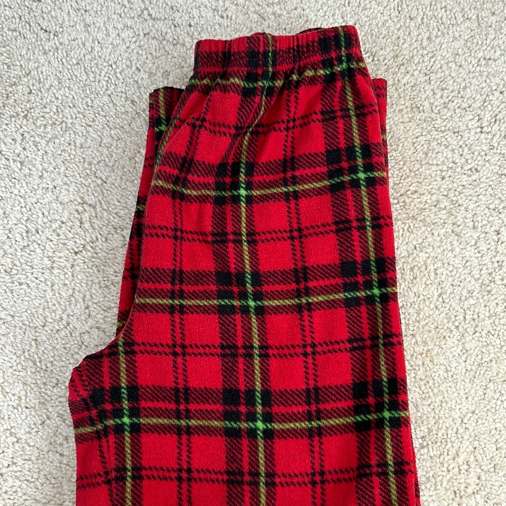 Boys fleece pajama bottoms Size large 10/12